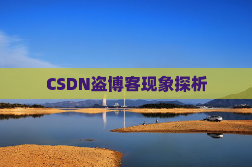 CSDN盗博客现象探析 CSDN盗博客现象探析